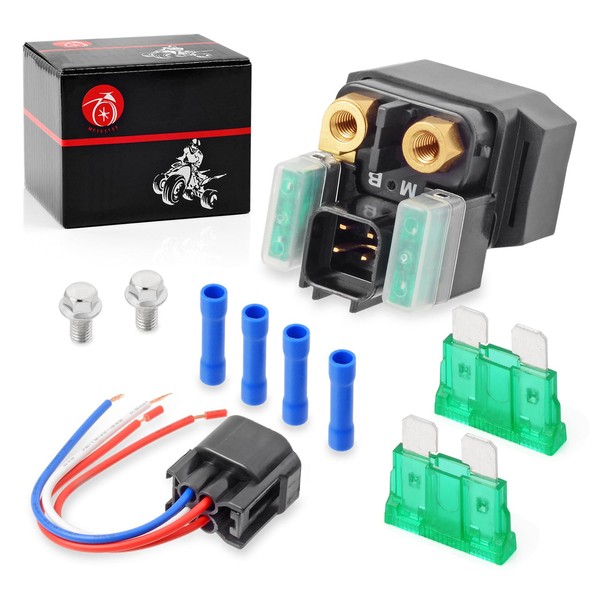Starter Solenoid Relay M-B & Plug Compatible with Yamaha Grizzly