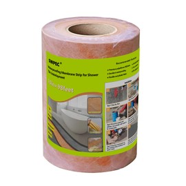 Waterproof Membrane for Shower 9.8inch x 98.3Ft (80.7Sq Ft) 23.6mils Thick Tile Shower Waterproofing Membrane Roll Underlayment Waterproof Wall Panels for Showers Bathroom Sauna Walls and Wet Areas