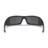 Oakley Men's OO9014 Gascan Rectangular Sunglasses, Satin Black/Black Iridium, 60