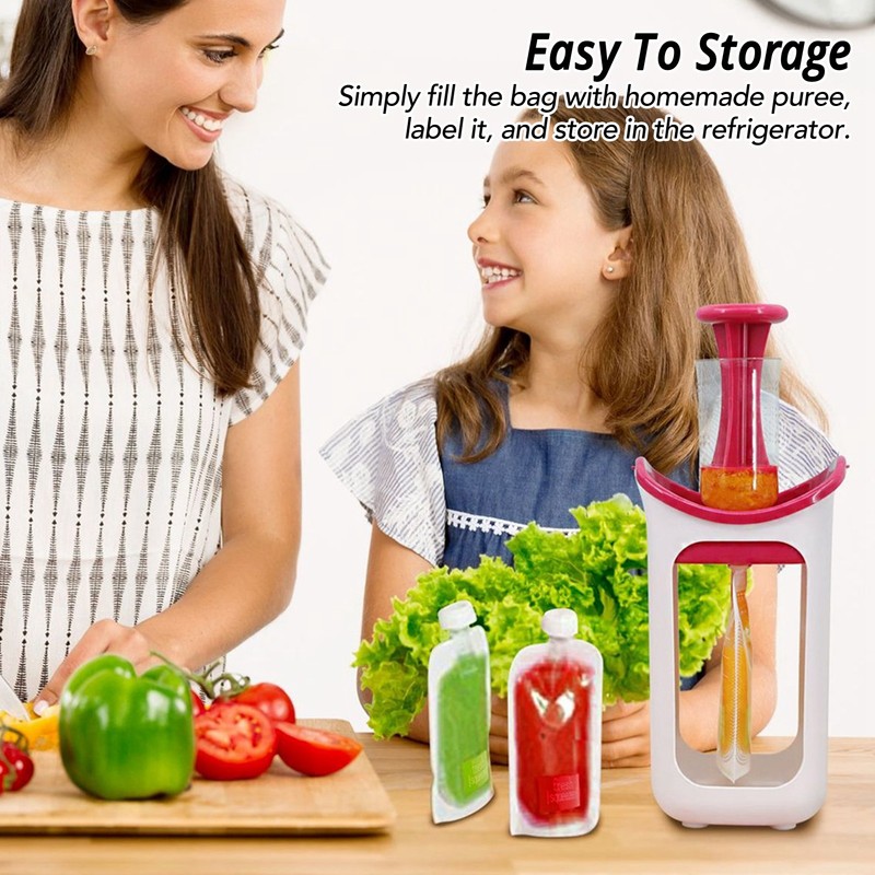 Baby Squeeze Station Fruit Puree Squeeze Station Infant Baby Food