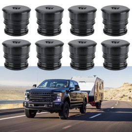 Silicone Body Mount Kit for 2008-2016 Ford F-250 F-350 Crew Cab Superior Silicone Durable cab mount bushing kit Improve Ride Quality(Black 8 Pack)