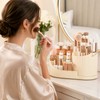 360° Rotating Makeup Organizer with Brush Holder – Large Vanity