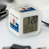 Fabulous White Cube Illuminated Alarm Clock - The Real Heroes