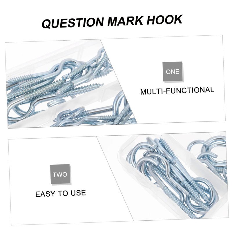 MAGICLULU 80pcs Eyebolt Hooks Ceiling Hooks Assortment Kit Heavy Duty