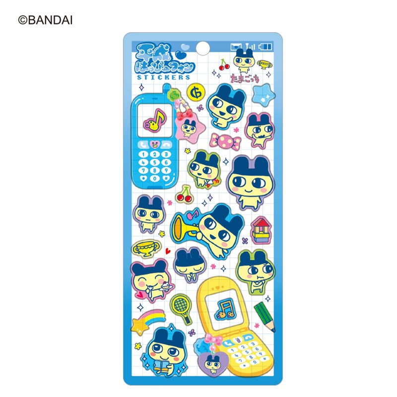 Krax 137349 Heisei Paper Phone Stickers / Mametchi