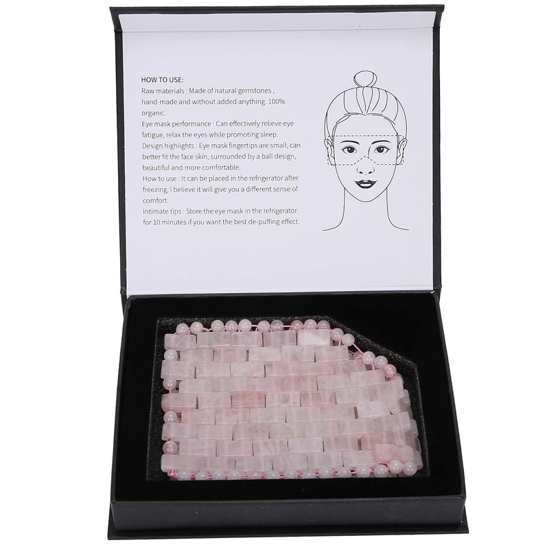Jadestone Eye Relax Mask, Face Massager, Natural Sleep Care Tool,