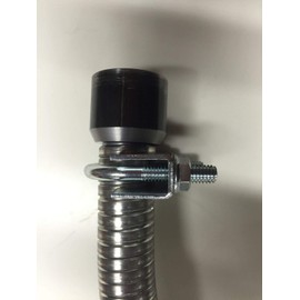 GenExhaust for Predator/Universal with Large Weld Bead Generator 1" Steel Exhaust Extension 10 inch Length.