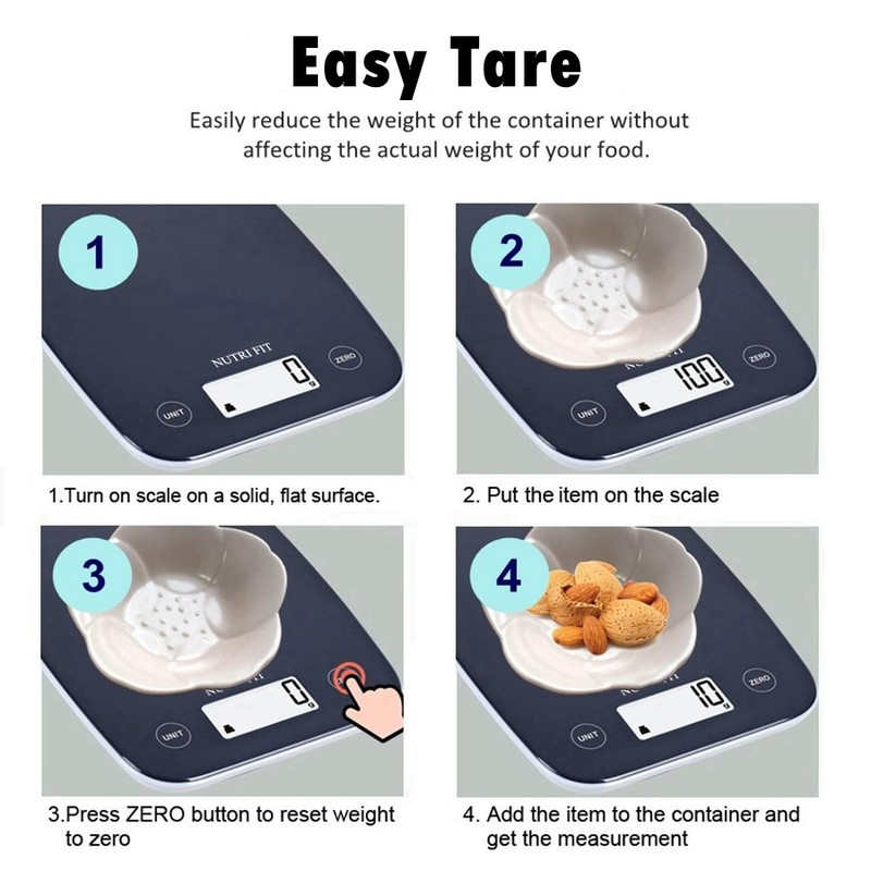 NUTRI FIT Digital Food Scale, 11lb Kitchen Scale Digital Weight,