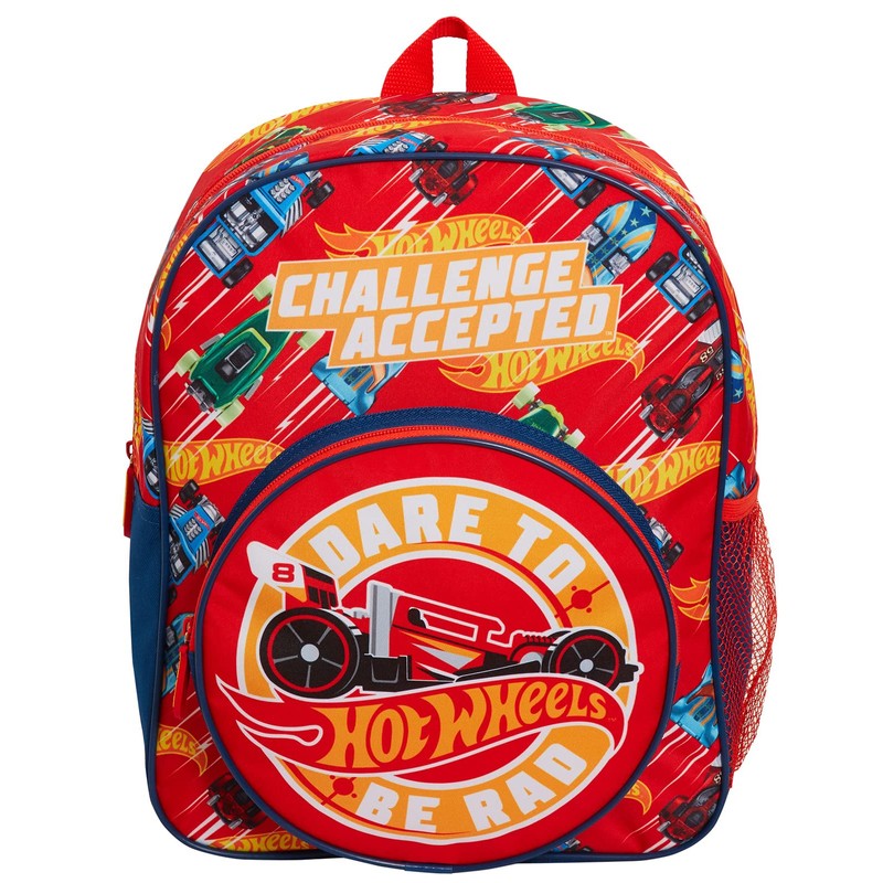 Hot Wheels Backpack For Kids Large Cars School Travel Sports