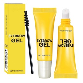 Waterproof Eyebrows Styling Spiking Glue - Long-Lasting Brow and Edge Gel for Fluffy, Defined Brows With Brush. Strong Hold, Smudge-Proof Formula. Perfect for Styling and Setting 1PCS