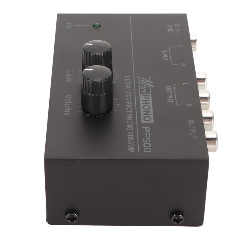 Phono Turntable Preamp Ultra Low Noise Independent Volume Control Phono