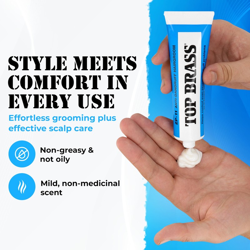 Top Brass Anti Dandruff Hair Cream for Men & Women