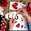 Hedeey Valentines Pattern Paper Double Sided Valentine Decorative Scrapbook Craft