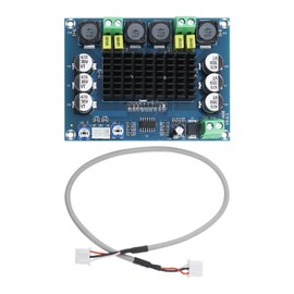 SING F LTD Power Amplifier Board Dual Channel DC12-26V 120W+120W 100dB High Power 92x68x16mm with Terminal Wire Stereo Digital Audio Power Amplifier Board