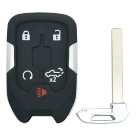 Funda De Repuesto Para Llavero Inteligente Para Chevy Silver Negro