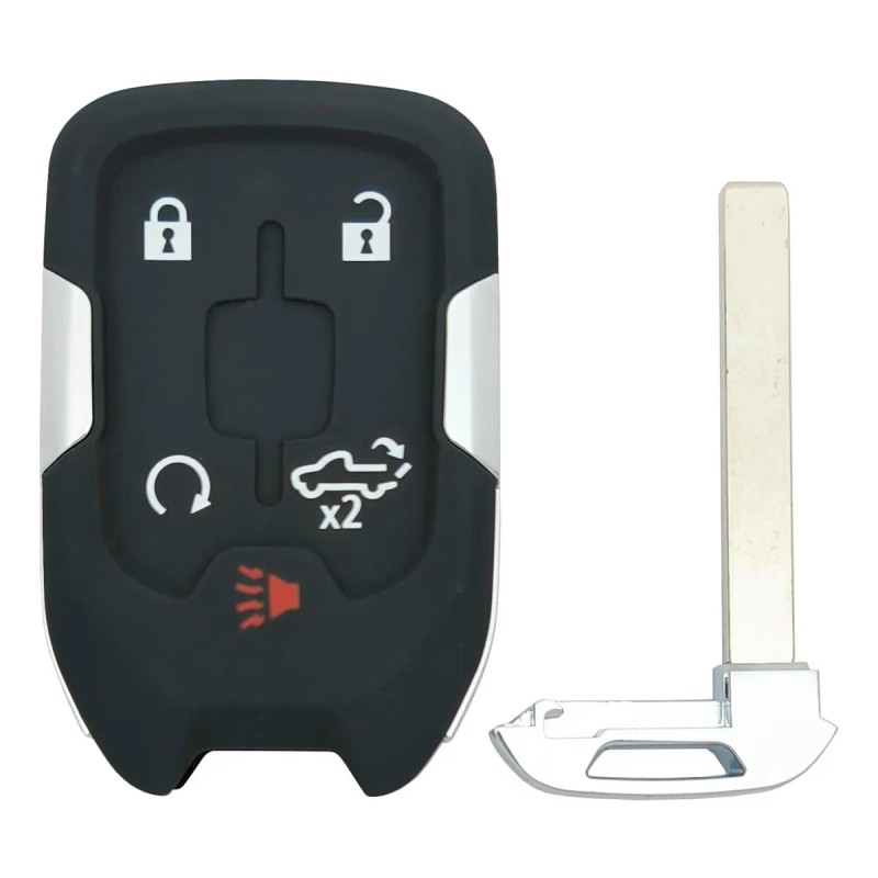 Funda De Repuesto Para Llavero Inteligente Para Chevy Silver Negro
