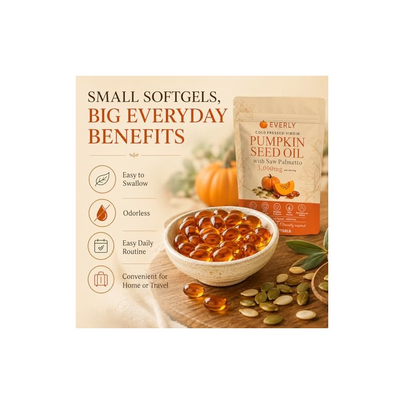 with Saw Palmetto, 180 SOFTGELS (1PCS)