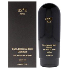 82E Face Beard and Body Cleanser - Woody Oud for Men - 6.7 oz Cleanser