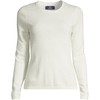 Lands' End Womens Cashmere Sweater Fresh Ivory Plus 1x