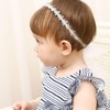 Baby Girl Super Elastic Headband - 1Pcs White Cotton Lace