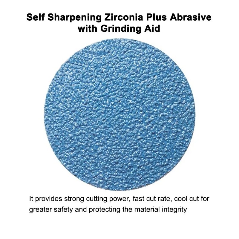 Quick Change 2" Grinding Sanding Disc Zirconia 24-120 Grit Resin