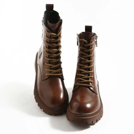 VSUDO Round Boots Shoelaces, 5/32" Outdoor Work & Hiking Boot Shoe Laces, Tan, 59.1" (150cm)