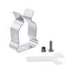 A Set Window Well Cover Hardware Kit, Install Clamps for