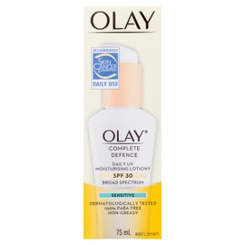 Olay Complete Defence Daily UV Moisturising Lotion Sensitive SPF30, 75ml
