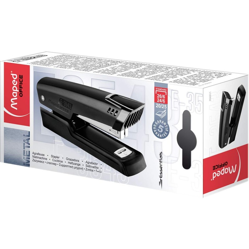 Maped Essentials 400111 Full Strip Metal 4 Hole Punch