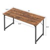 Huuger Computer Desk, 40 Inch Office Desk, Gaming Desk with
