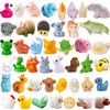 46pcs Mini Resin Animal Styles Tiny Resin Animals