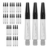 RUTHLESS Sting | Polycarbonate Dart Shafts Solid White with Black