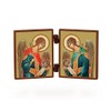 NKlaus Diptych Archangel Michael and Gabriel Icon Travel Altar