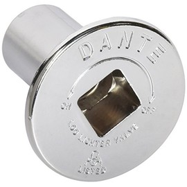 Dante Products FP.BV.CR Chrome Floor Plate for Dante Ball Valve