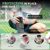 2 Pairs Mini Football Shin Pads for 6-12 Years, Youth