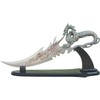MASTER USA Whetstone Cutlery Black Dragon Daggerstand, Silver