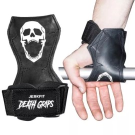JerkFit Death Grips Premium Heavy Lifting Straps - L