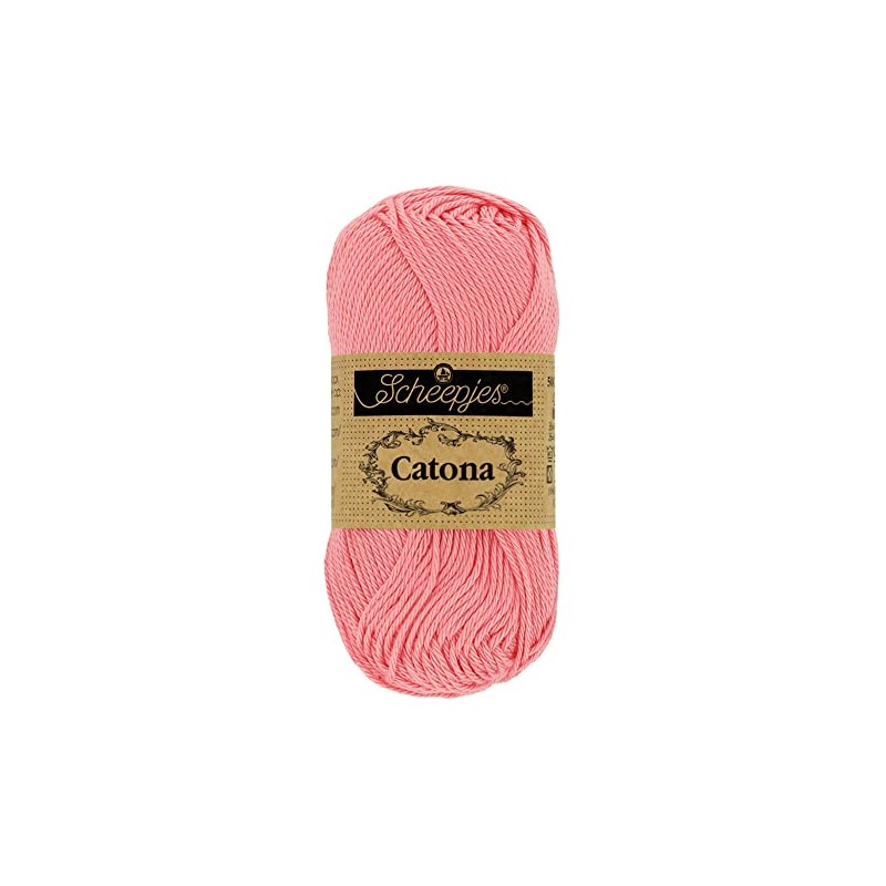Scheepjes Catona Yarn - 409 Soft Rose