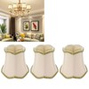 3Pcs Modern Lampshade European Style ClipOn E14 Chandelier Lamp Shade