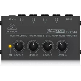 Underbrand HA400 Ultra-Compact Stereo Headphone Amplifier 4-Way Headphone Amplifier