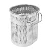 Stainless steel multi-purpose hanging cutlery container and spoon holder, NT007_Round