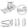 Belle Vous Stainless Steel U-Shaped Hooks (6 Pack) - Heavy