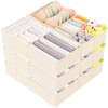 Criusia 15 Pack Drawer Organizer for Clothes, Foldable Dresser Dividers