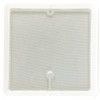 Heng's JRP1124R 14" White Radius Corner Screen Jensen Roof Vent