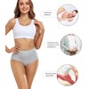 wirarpa Women's Cotton Postpartum Underwear High Waisted Ladies Panties Full