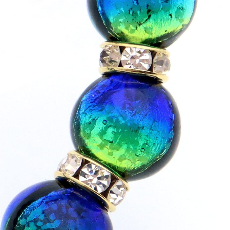 Sparkling Firefly Glass Bracelet, Keramarin, Sparkle, Men's, Women's, Okinawa, Souvenir,