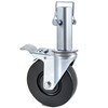 BestEquip 4 Pack 5Inch Scaffolding Rubber Swivel Caster Wheels with
