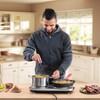 SUNAVO Hot Plates for Cooking, 1800W Electric Double Burner with