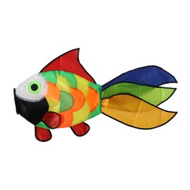 9KM DWLIFE Rainbow Fish Windsock Colorful Wind Socks and Spinners for Outdoor Backyard Garden Hanging Decor 32inch for Kid