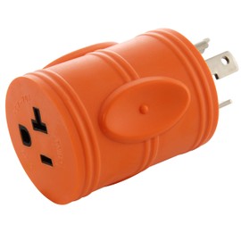 AC WORKS Shore Power Adapters (L5-30 30A Locking to 15/20A Household)